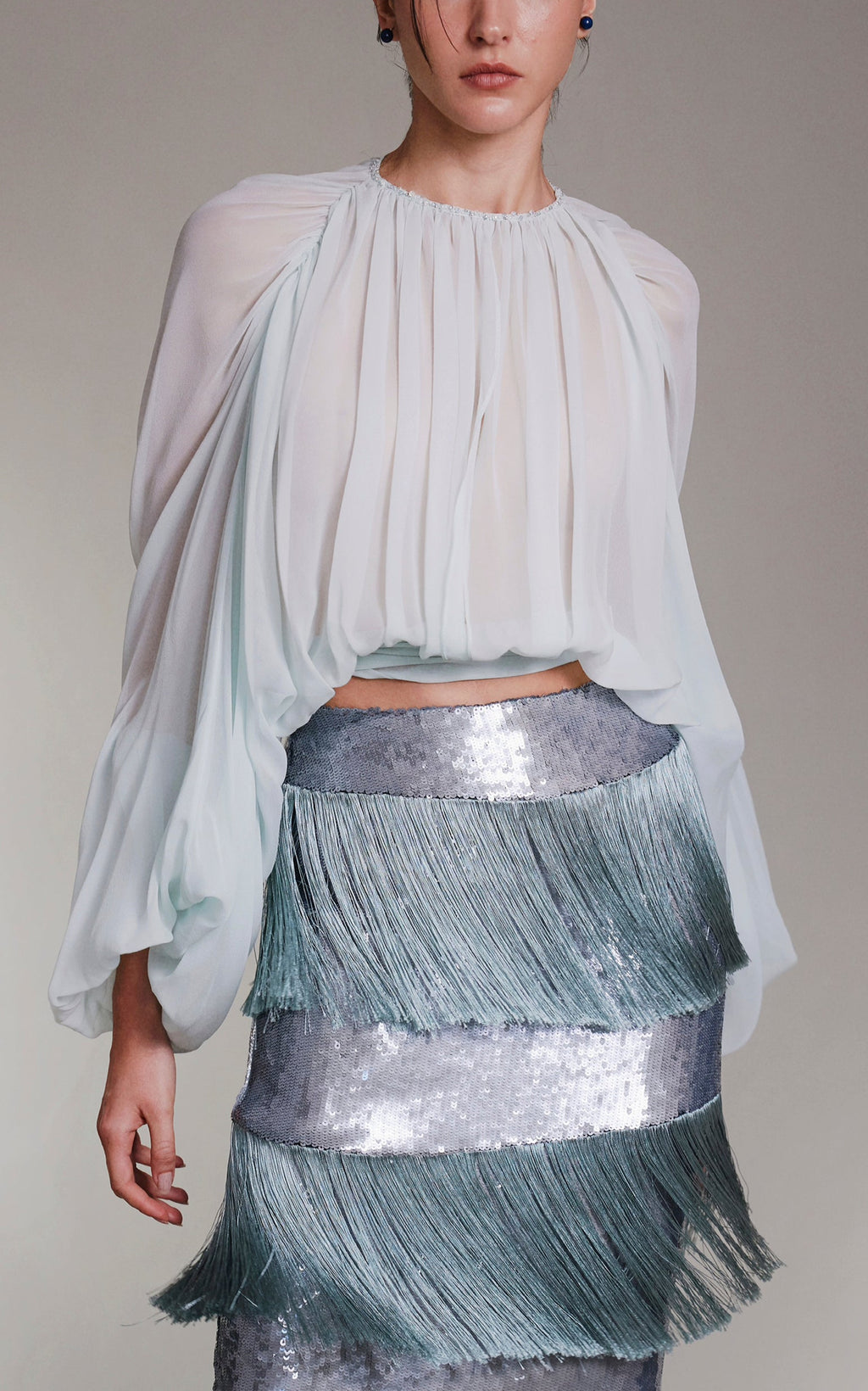 Aire Blue Blouse