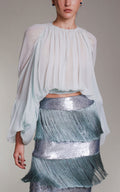 Aire Blue Blouse