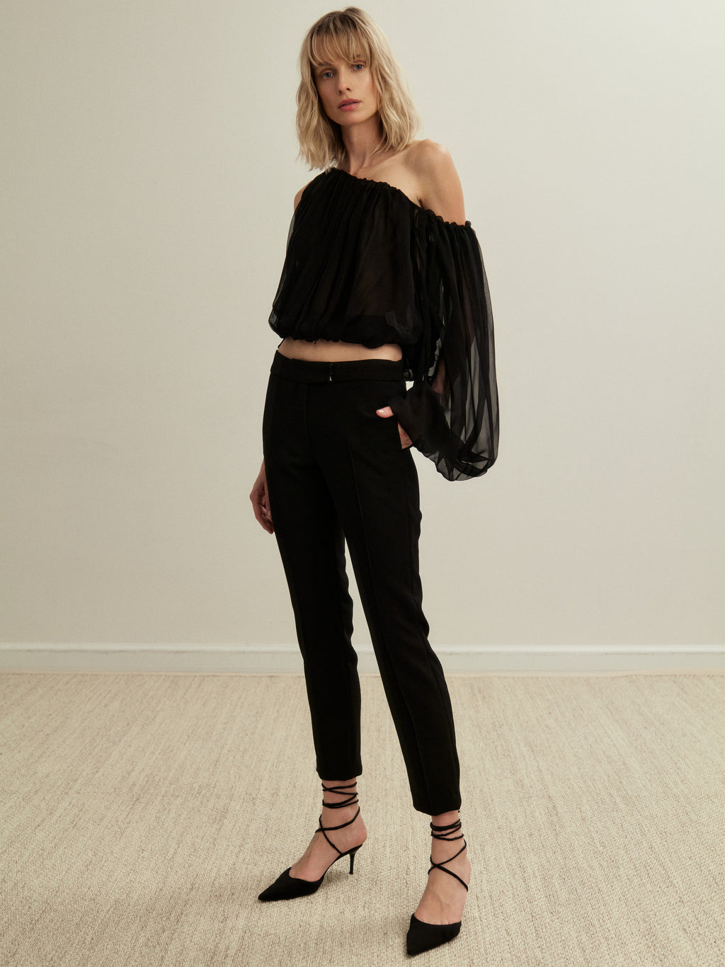 Aire Black Blouse
