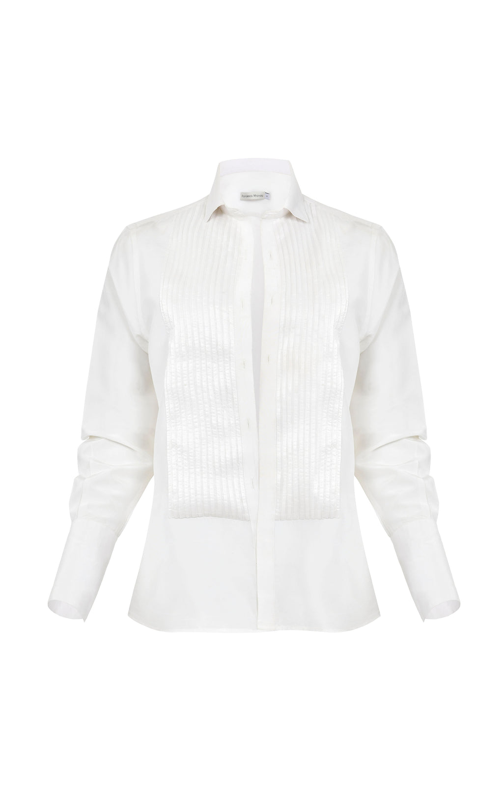 The Classic Tuxedo Shirt 100% Silk Taffeta