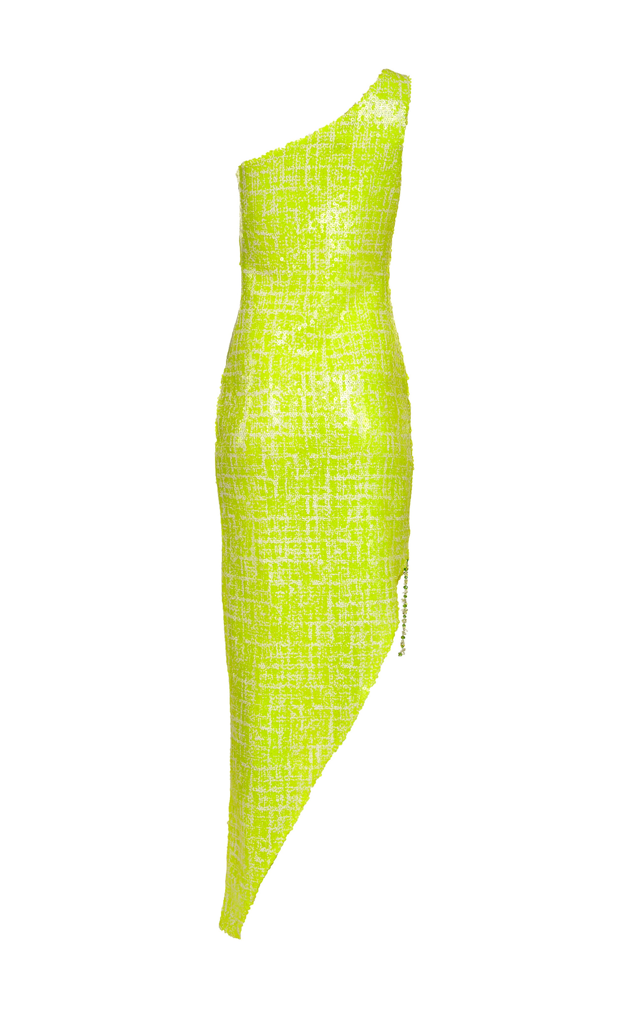 Isola One Shoulder Sequin Dress