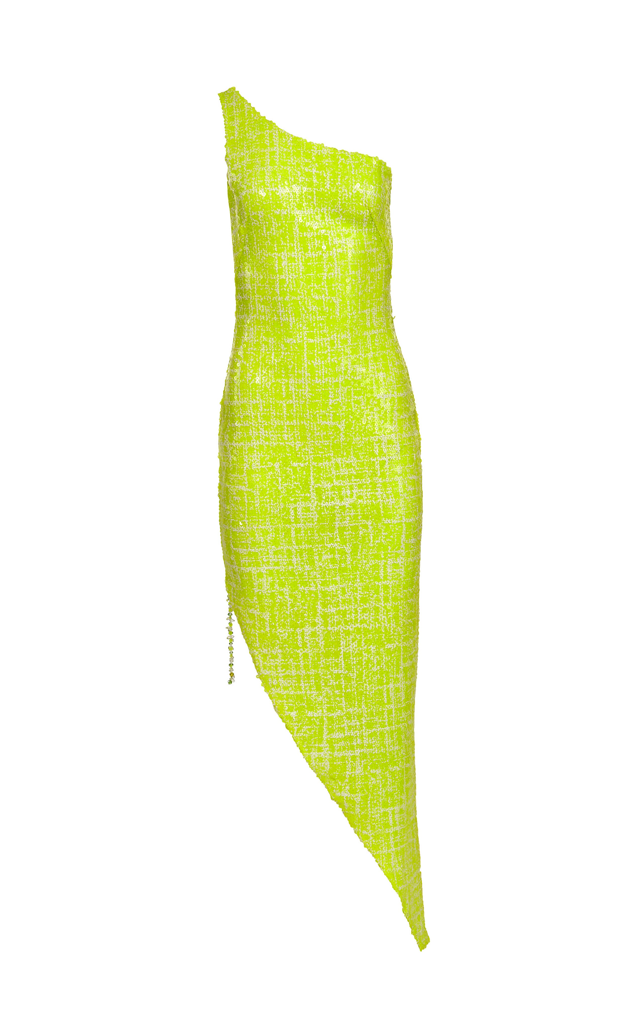 Isola One Shoulder Sequin Dress