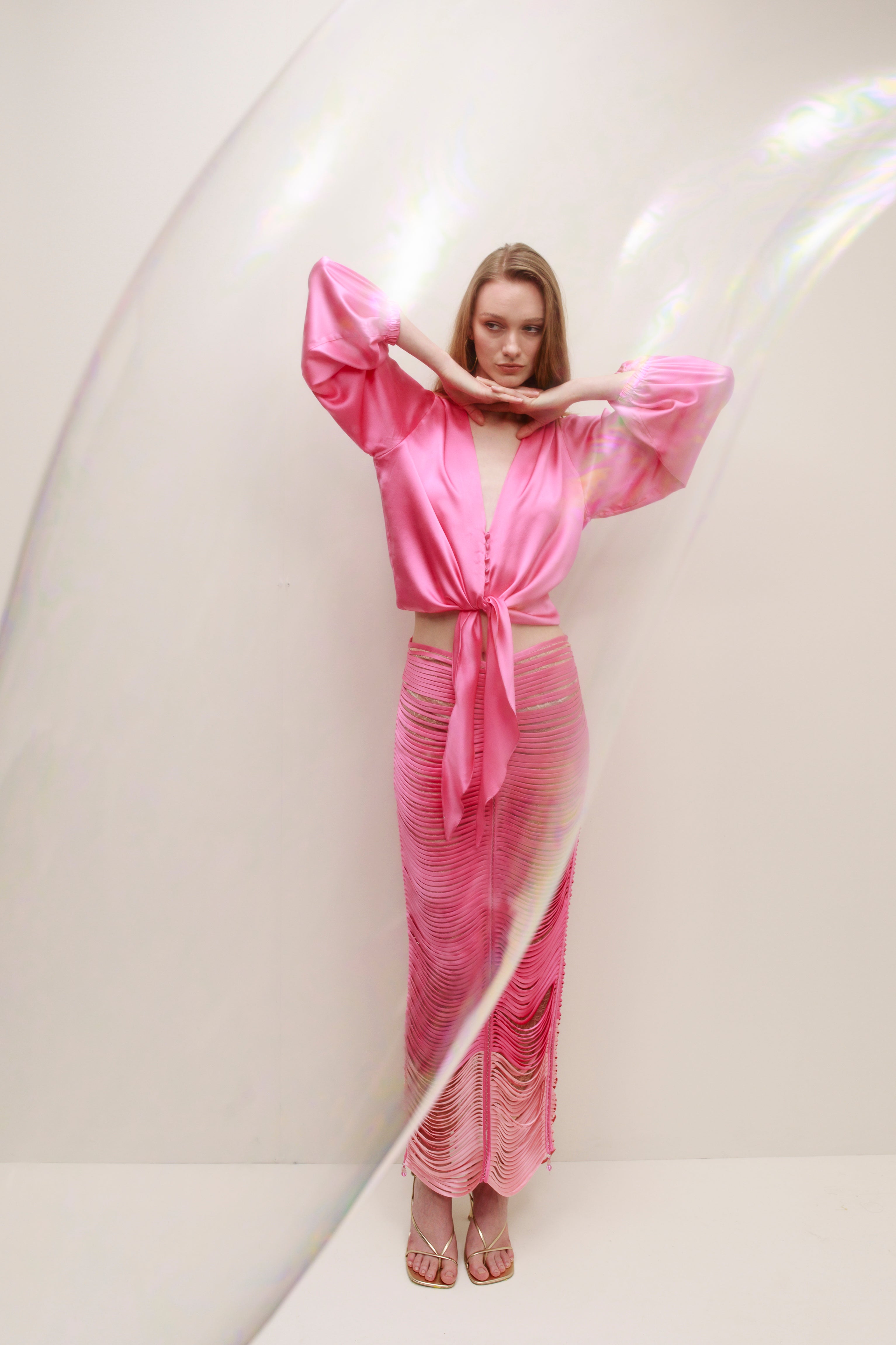 Crystal Silk Blouse