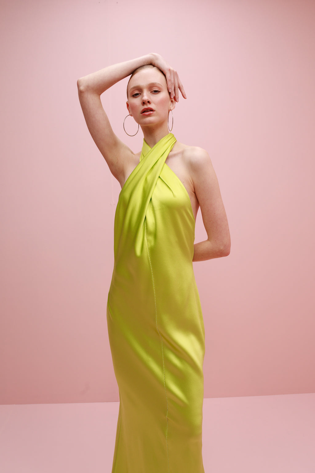 Olivia Embroidered Silk Dress