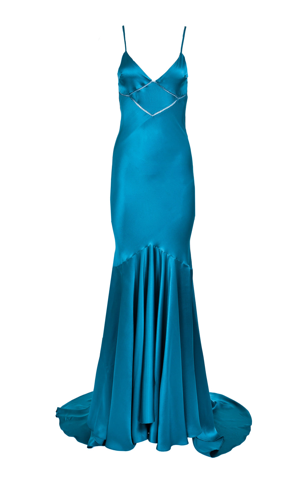 Lagoon Silk Maxi Dress