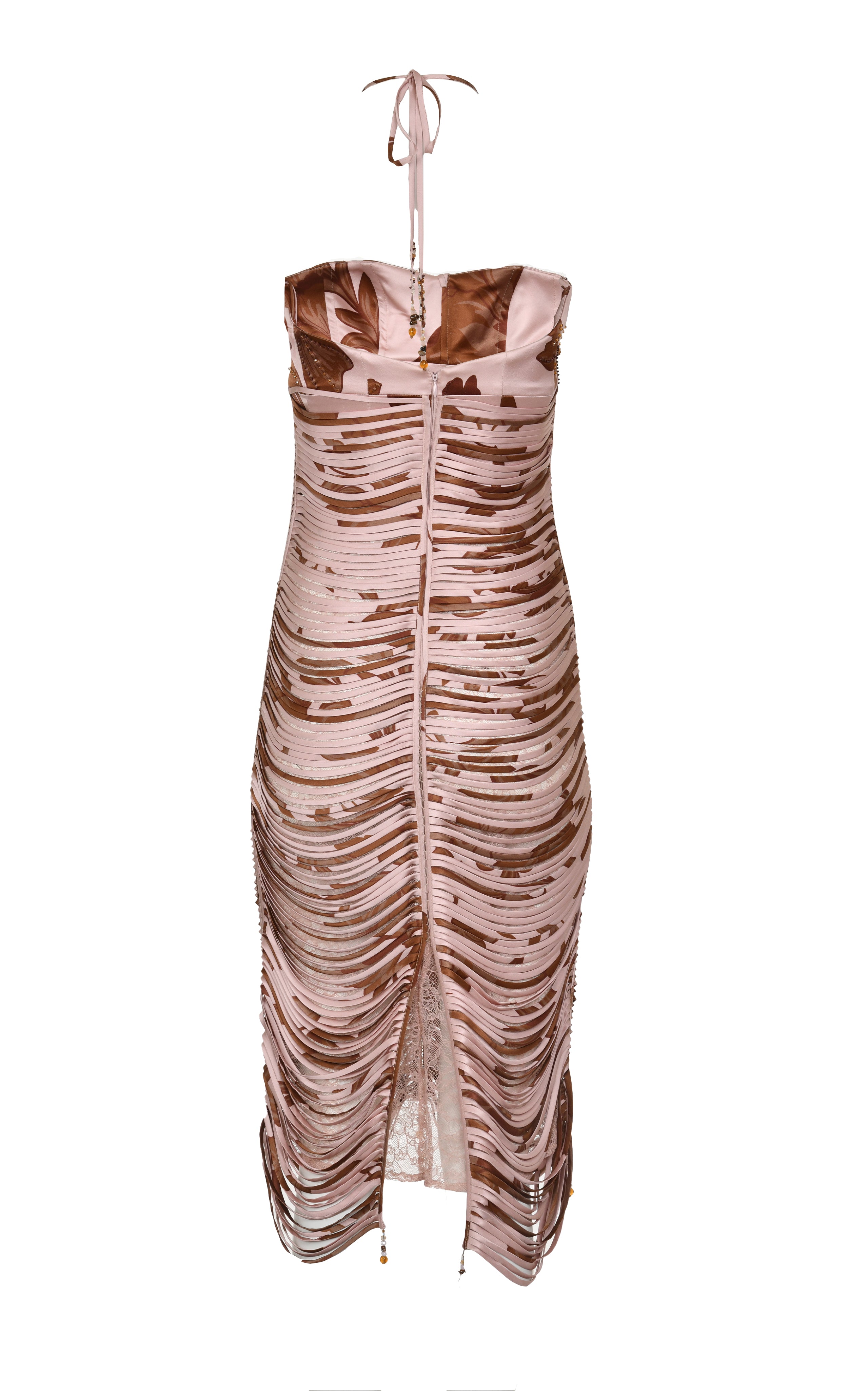 Blush Vine Midi Dress