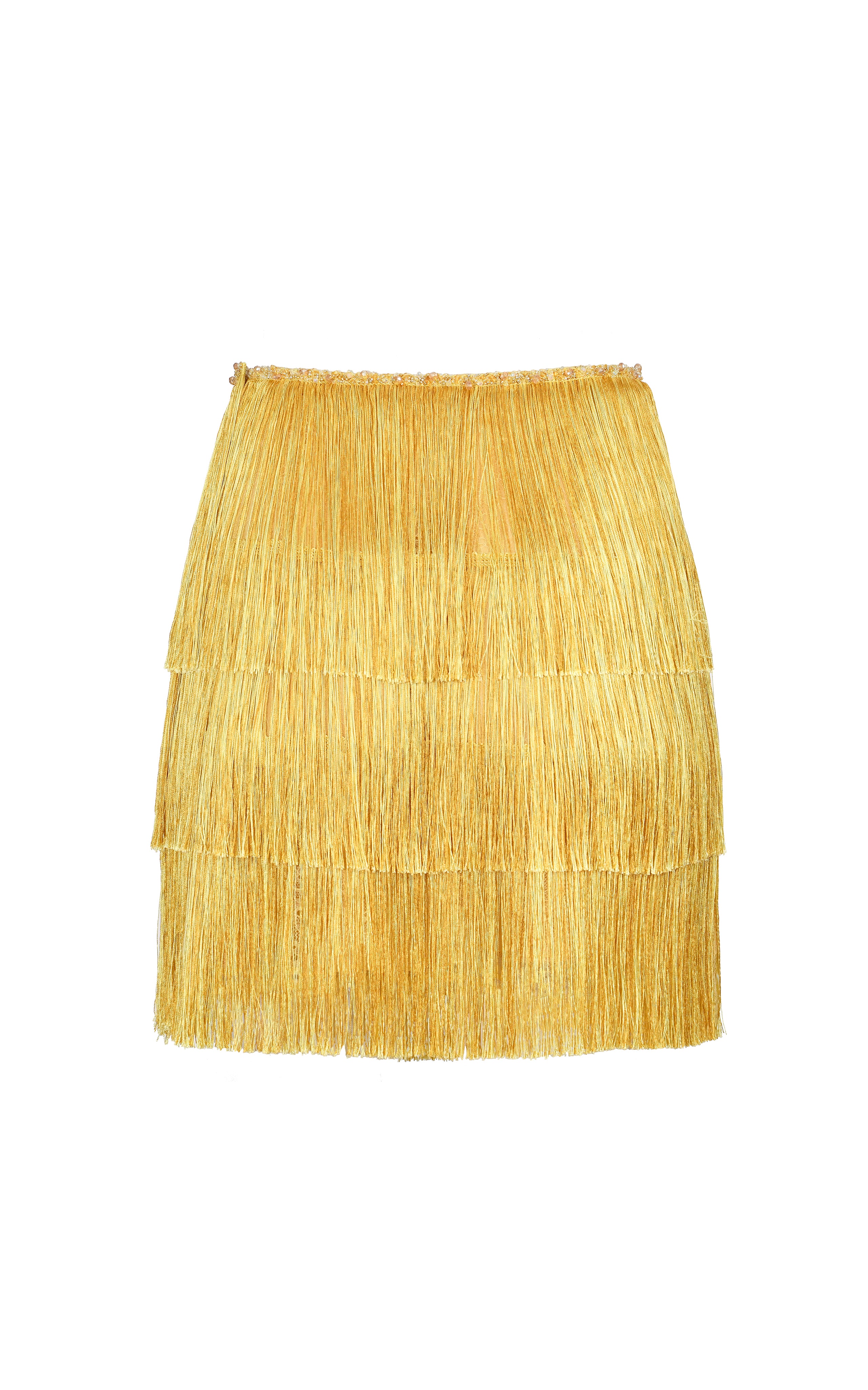 Sunlight Fringe Mini Skirt
