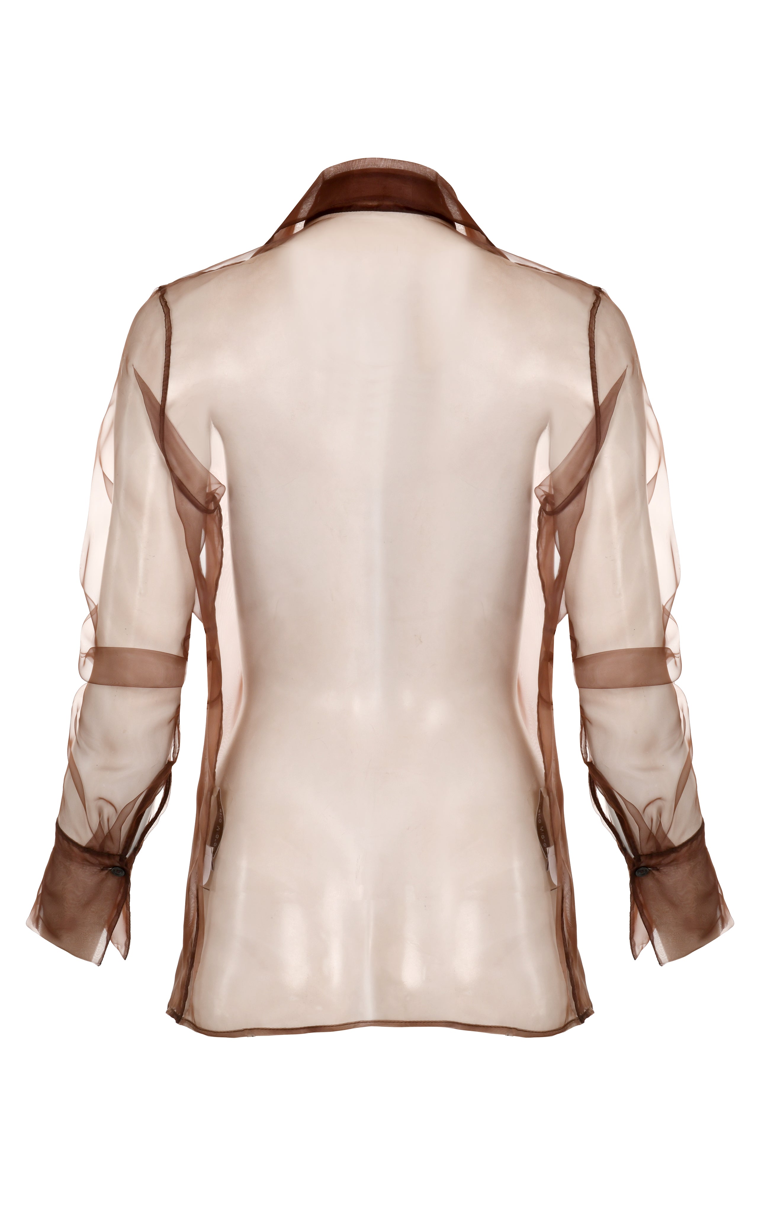 Smoke Sheer Blouse