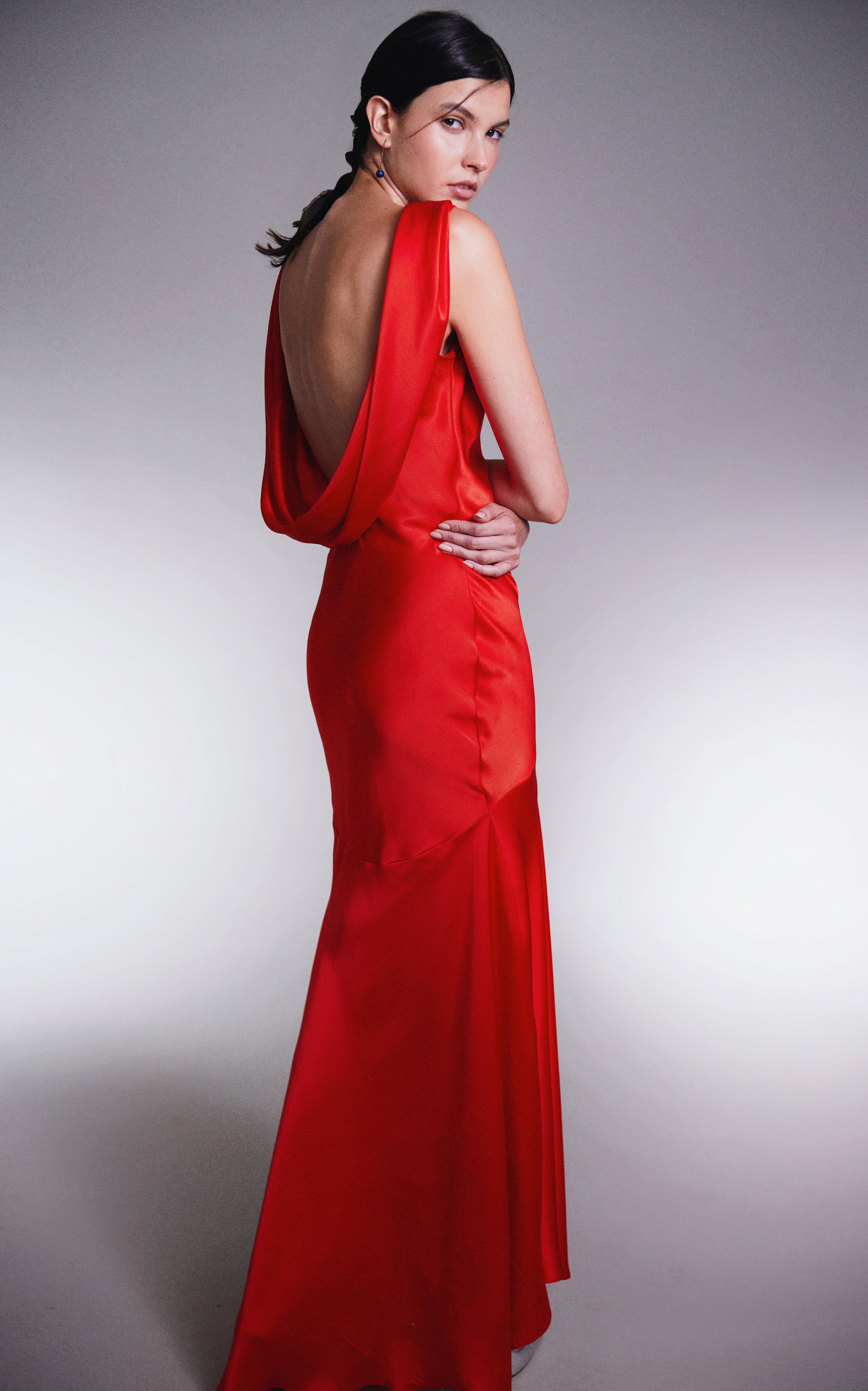 Ruby Silk Maxi Dress