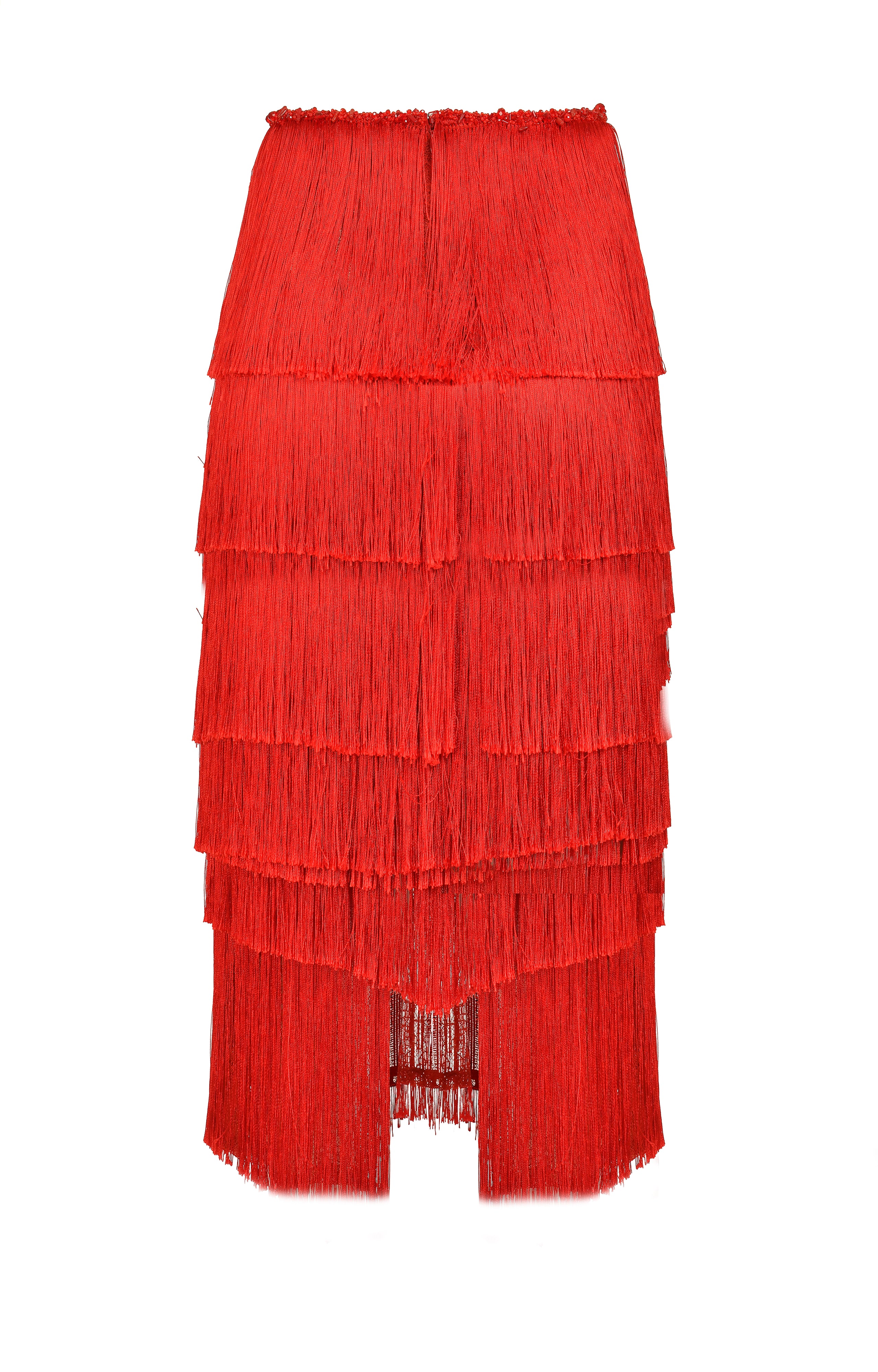 Tempo Maxi Fringe Skirt