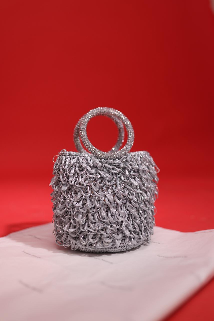 Silver Handmade Bag