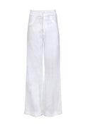 Paseo 100% Linen Pants - White